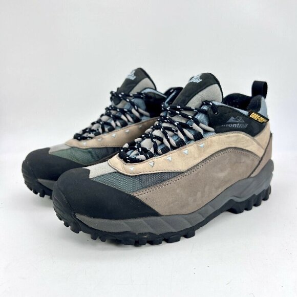Montrail Shoes - Montrail Gore Tex Gray Blue Hiking Trail Women Boot Shoes GENSTRM1201 Size 7.5